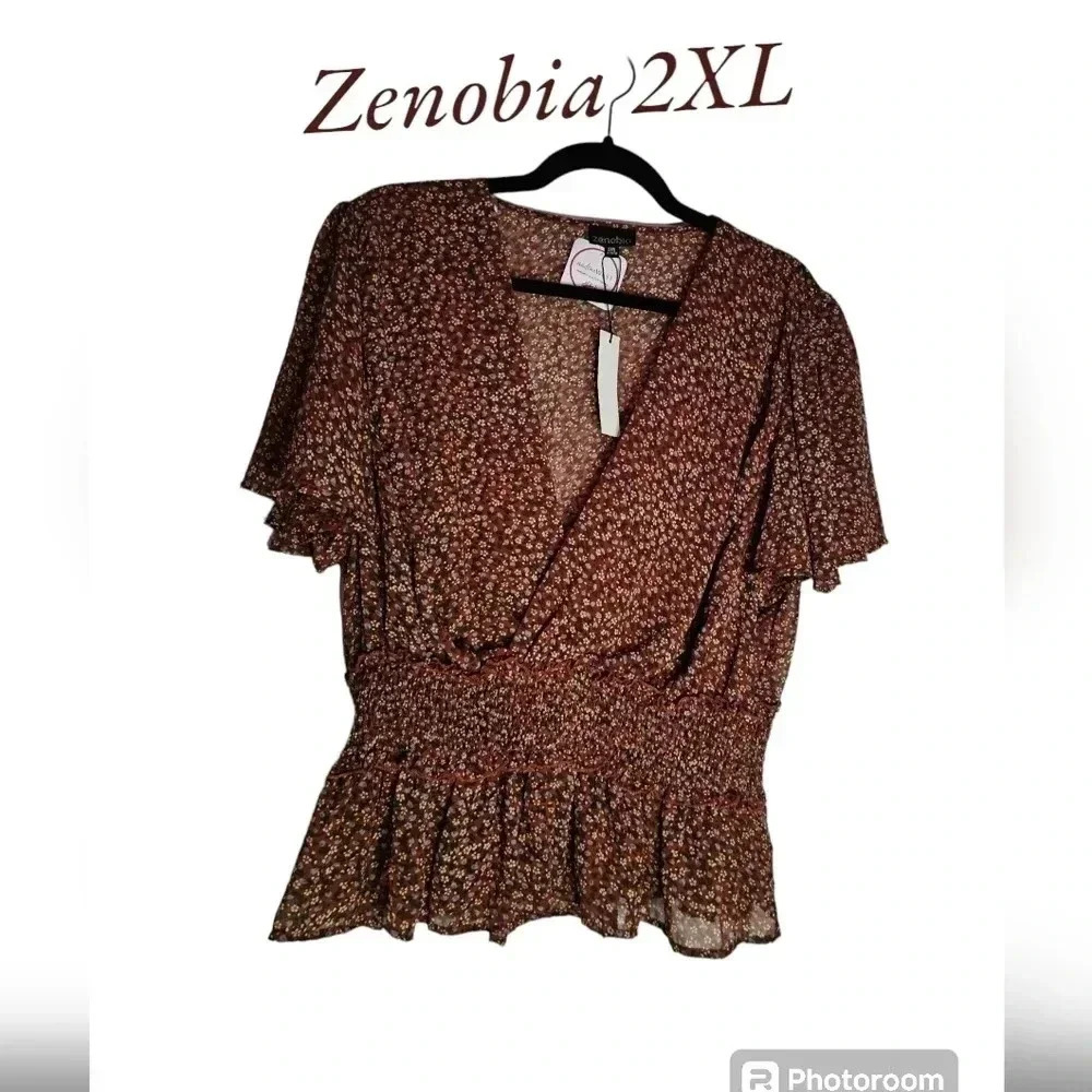 Zenobia Blouse 2XL NWT